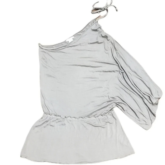 Debbie Katz Poet Sleeve One Shoulder Top S - Picture 1 of 5